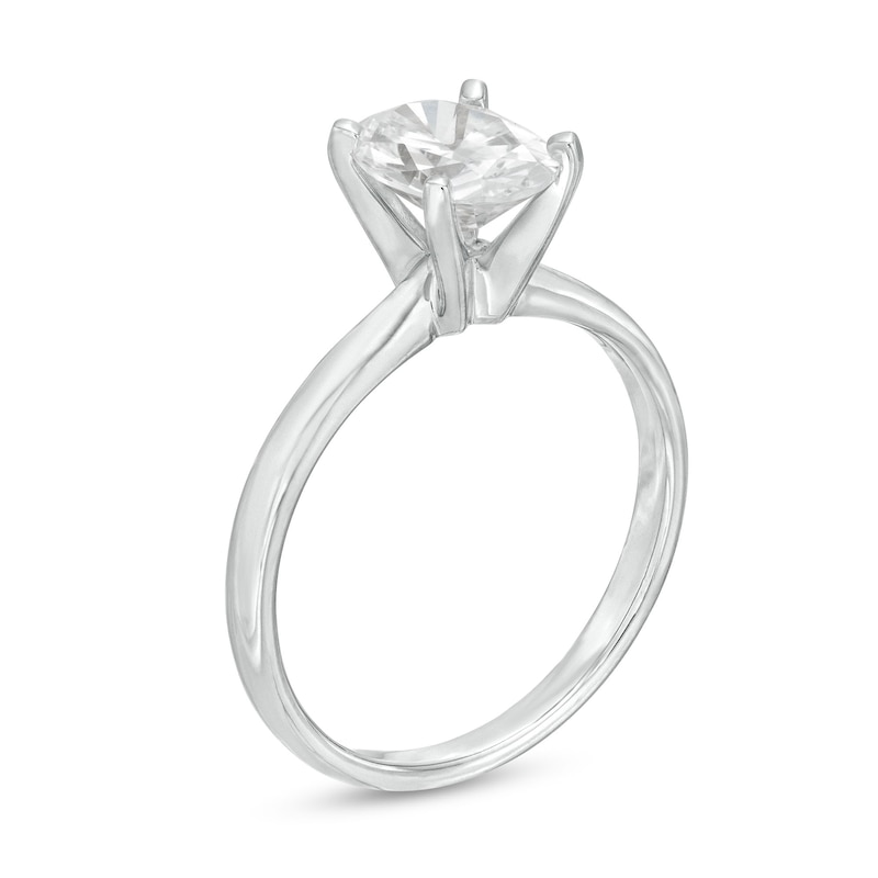 Main Image 3 of Now + Forever Oval-Cut Diamond Solitaire Engagement Ring 2 ct tw 14K White Gold (I/I1)