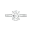 Thumbnail Image 4 of Now + Forever Oval-Cut Diamond Solitaire Engagement Ring 2 ct tw 14K White Gold (I/I1)