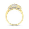 Thumbnail Image 2 of Men's Diamond Face of Christ Ring 3/4 ct tw 10K Yellow Gold