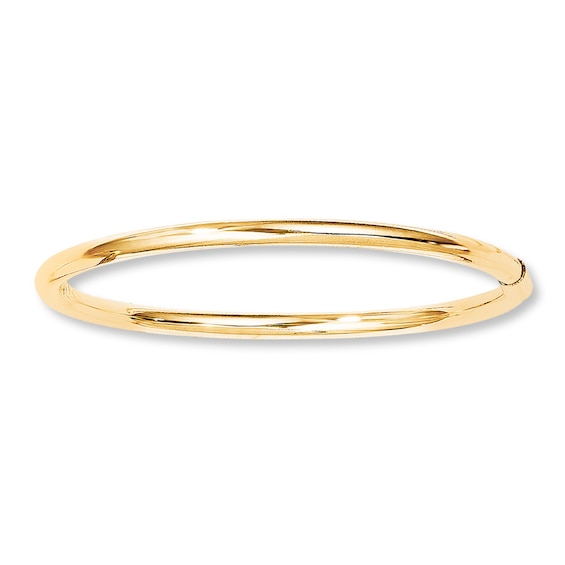Children's Bangle Bracelet 14K Yellow Gold