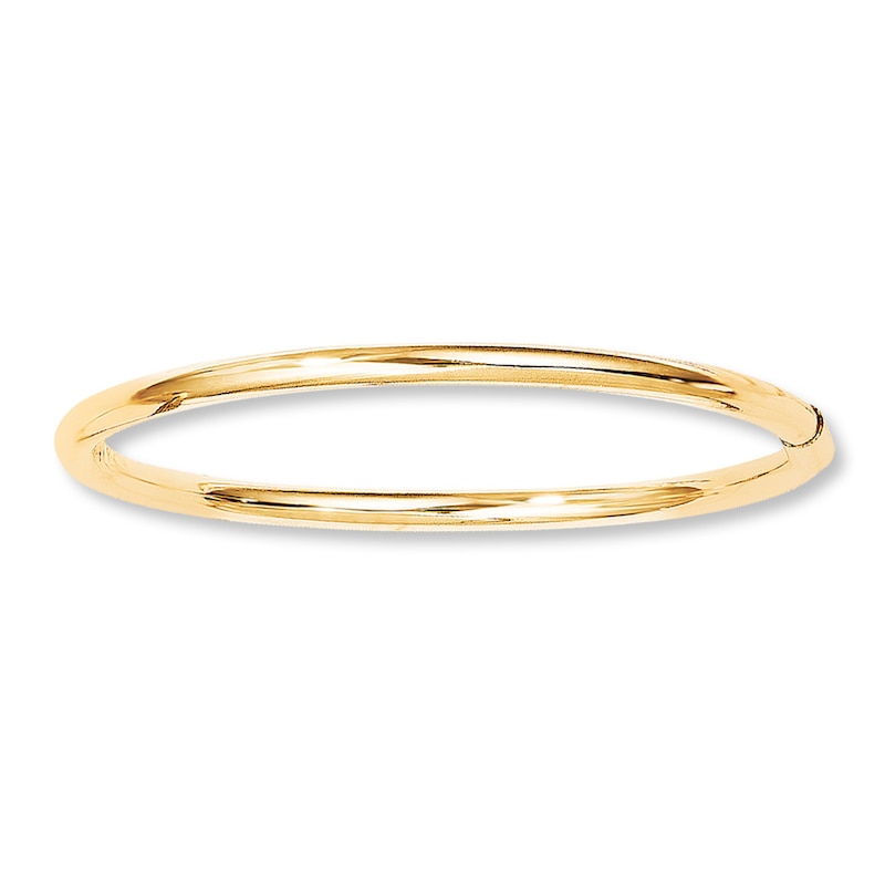 Children's Bangle Bracelet 14K Yellow Gold