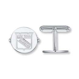 NHL New York Rangers Cufflinks Sterling Silver