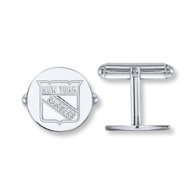 Main Image 1 of NHL New York Rangers Cufflinks Sterling Silver