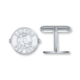 MLB Boston Red Sox Cufflinks Sterling Silver