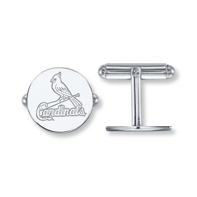 Main Image 1 of MLB St. Louis Cardinals Cufflinks Sterling Silver