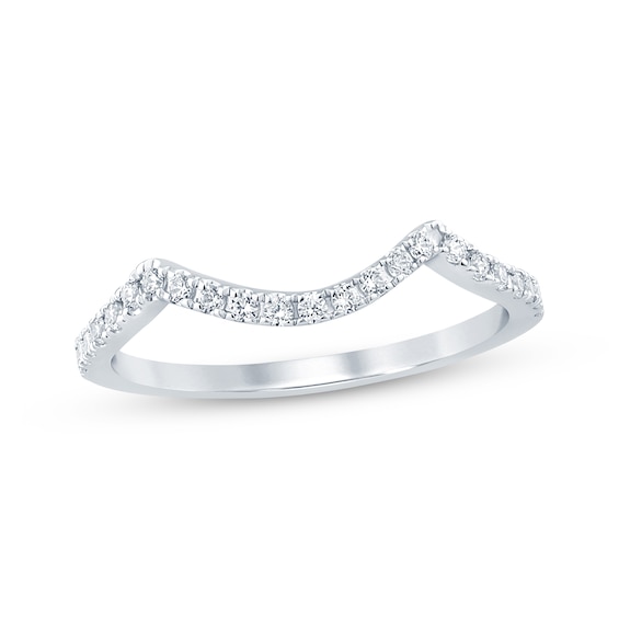 Diamond Wedding Band 1/5 ct tw 14K White Gold