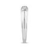 Thumbnail Image 2 of Now + Forever Diamond &quot;X&quot; Wedding Band 1/10 ct tw 10K White Gold