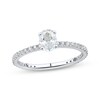 Thumbnail Image 1 of Certified Oval-Cut Diamond Engagement Ring 3/4 ct tw Platinum