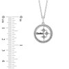 Thumbnail Image 1 of True Fans Pittsburgh Steelers 1/10 CT. T.W. Diamond Logo Necklace in Sterling Silver
