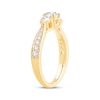 Thumbnail Image 2 of Now + Forever Round-Cut Diamond Three-Stone Engagement Ring 1 ct tw 14K Yellow Gold