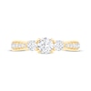 Thumbnail Image 3 of Now + Forever Round-Cut Diamond Three-Stone Engagement Ring 1 ct tw 14K Yellow Gold