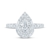 Thumbnail Image 3 of Monique Lhuillier Bliss Pear-Shaped Lab-Created Diamond Engagement Ring 1-1/5 ct tw 18K White Gold