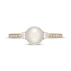 Thumbnail Image 3 of Neil Lane Cultured Akoya Pearl & Diamond Engagement Ring 1/3 ct tw 14K Yellow Gold
