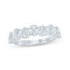 Thumbnail Image 1 of Monique Lhuillier Bliss Marquise & Round-Cut Lab-Grown Diamond Anniversary Ring 1 ct tw 18K White Gold