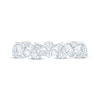 Thumbnail Image 4 of Monique Lhuillier Bliss Marquise & Round-Cut Lab-Grown Diamond Anniversary Ring 1 ct tw 18K White Gold