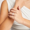 Thumbnail Image 5 of Monique Lhuillier Bliss Marquise & Round-Cut Lab-Grown Diamond Anniversary Ring 1 ct tw 18K White Gold