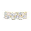 Thumbnail Image 4 of Monique Lhuillier Bliss Pear-Shaped & Round-Cut Lab-Grown Diamond Anniversary Ring 2 ct tw 18K Yellow Gold