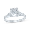 Thumbnail Image 0 of Monique Lhuillier Bliss Emerald-Cut Lab-Created Diamond Engagement Ring 2-1/2 ct tw 18K White Gold