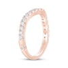 Thumbnail Image 2 of Monique Lhuillier Bliss Lab-Grown Diamond Contour Anniversary Ring 1/2 ct tw 18K Rose Gold
