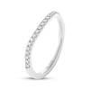 Thumbnail Image 8 of THE LEO Legacy Lab-Grown Diamond Contour Wedding Band 1/5 ct tw 14K White Gold