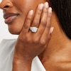 Thumbnail Image 2 of Now + Forever Diamond Engagement Ring 1 ct tw Round & Baguette 10K White Gold