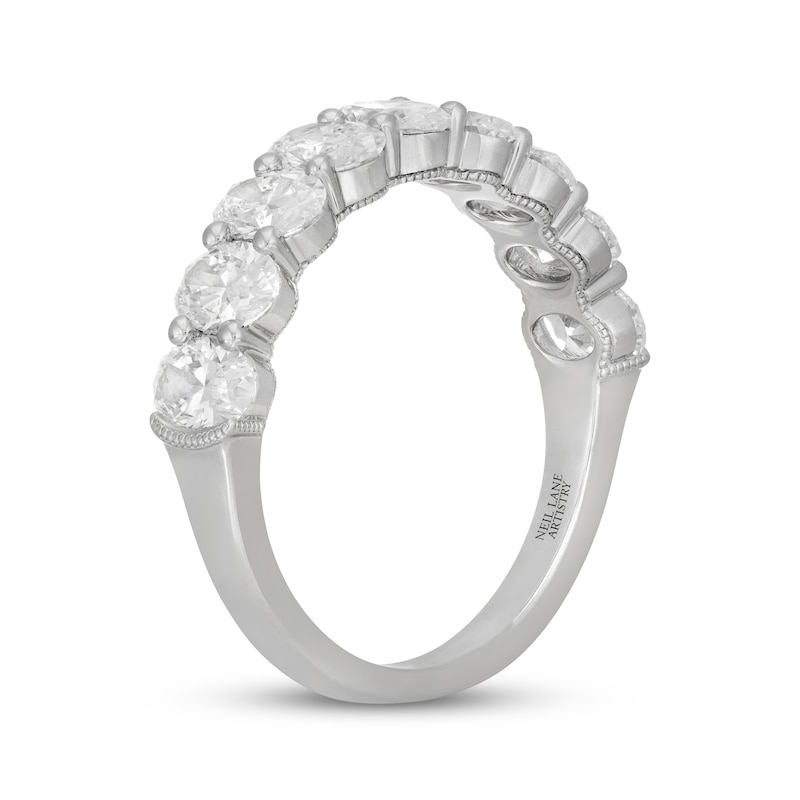 Neil Lane Artistry Oval-Cut Lab-Created Diamond Anniversary Ring 2 ct tw 14K White Gold