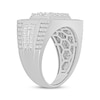 Thumbnail Image 2 of Men's KAY Lab-Grown Diamonds Emerald & Round-Cut Ring 2 ct tw 10K White Gold