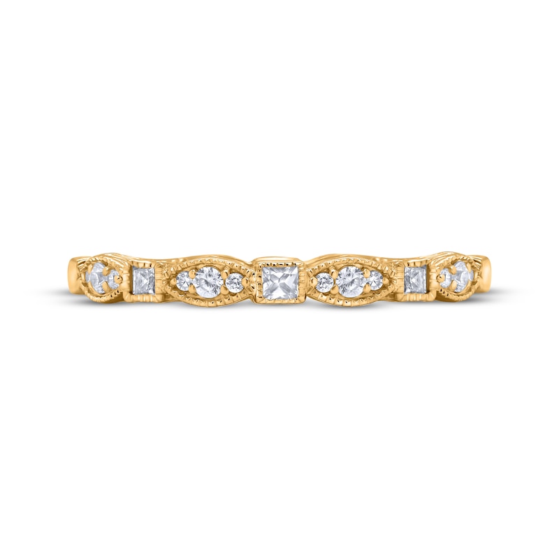 Main Image 3 of Now + Forever Diamond Vintage-Style Anniversary Ring 1/4 ct tw 14K Yellow Gold