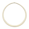 Thumbnail Image 0 of Hollow Graduated Omega Chain Stretch Necklace 10K Yellow Gold 18"