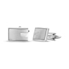 Thumbnail Image 1 of Textured Rectangle Cufflinks Stainless Steel