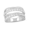 Thumbnail Image 1 of KAY Lab-Grown Diamonds Crossover Fashion Ring 2 ct tw 10K White Gold