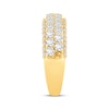 Thumbnail Image 2 of Diamond Multi-Row Anniversary Ring 1-1/2 ct tw 10K Yellow Gold