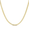 Thumbnail Image 1 of Cuban Curb Chain Necklace 3.3mm Solid 14K Yellow Gold 20&quot;