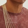 Thumbnail Image 5 of Cuban Curb Chain Necklace 3.3mm Solid 14K Yellow Gold 20"