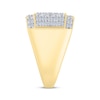 Thumbnail Image 2 of Men's Diamond Multi-Row Angled Ring 2 ct tw 10K Yellow Gold