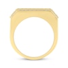 Thumbnail Image 3 of Men's Diamond Multi-Row Angled Ring 2 ct tw 10K Yellow Gold