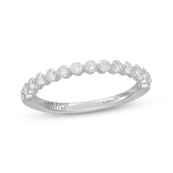 Neil Lane Artistry Lab-Grown Diamond Anniversary Ring 1/2 ct tw 14K White Gold
