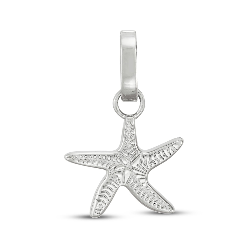 Main Image 1 of Charmed Memories Starfish Charm Sterling Silver