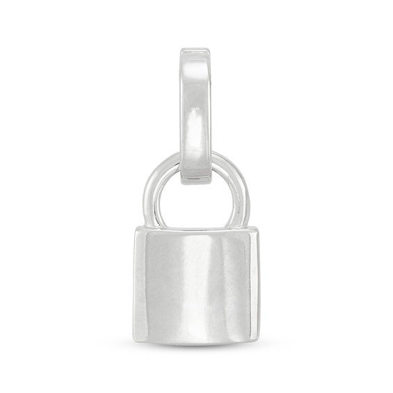 Charmed Memories Padlock Charm Sterling Silver