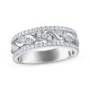 Thumbnail Image 1 of Now + Forever Diamond Twist Anniversary Ring 1/2 ct tw 14K White Gold
