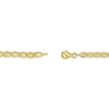 Thumbnail Image 3 of Diamond Marquise Link Chain Bracelet 1/6 ct tw 10K Yellow Gold 7&quot;