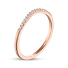 Thumbnail Image 2 of Now + Forever Diamond Contour Wedding Band 1/10 ct tw 14K Rose Gold