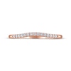 Thumbnail Image 3 of Now + Forever Diamond Contour Wedding Band 1/10 ct tw 14K Rose Gold
