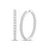Thumbnail Image 1 of Diamond Inside-Out Hoop Earrings 2 ct tw 10K White Gold