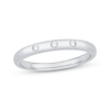Thumbnail Image 1 of Now + Forever Diamond Three-Stone Anniversary Ring 1/15 ct tw 10K White Gold