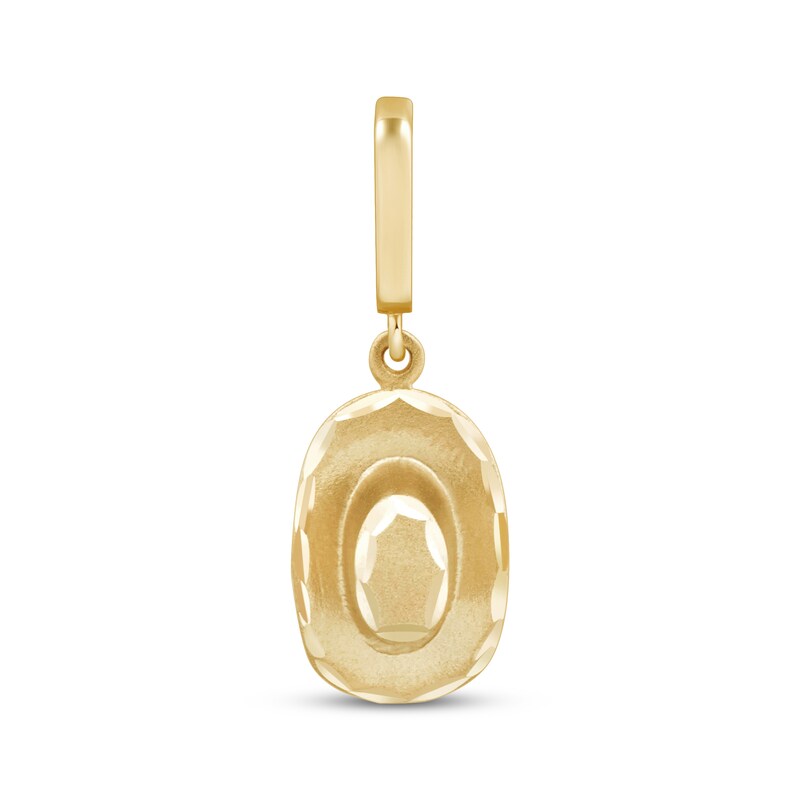 Main Image 1 of Charmed Memories Cowboy Hat Charm 10K Yellow Gold