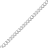 Thumbnail Image 2 of Diamond Sideways Heart Link Bracelet 1/4 ct tw Sterling Silver 7'