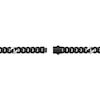 Thumbnail Image 3 of Curb Chain Necklace 12mm Solid Stainless Steel & Black Ion Plating 24&quot;