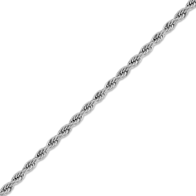 Main Image 2 of Rope Chain Necklace 6mm Solid Stainless Steel 22&quot;