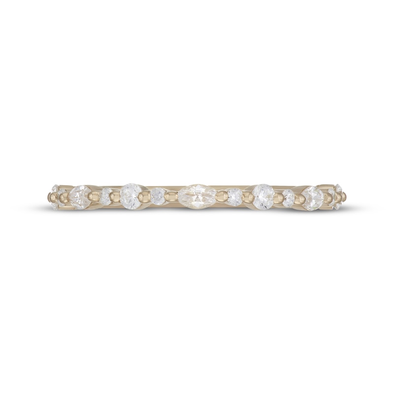 Main Image 3 of Neil Lane Premiere Marquise & Round-Cut Diamond Anniversary Ring 3/8 ct tw 14K Yellow Gold